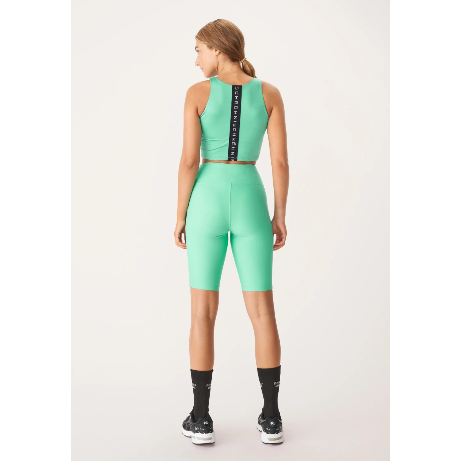 Röhnisch Kay Bike Tights Women - Mint Leaf 3 Röhnisch Kay Bike Tights Women - Mint Leaf - Image 3