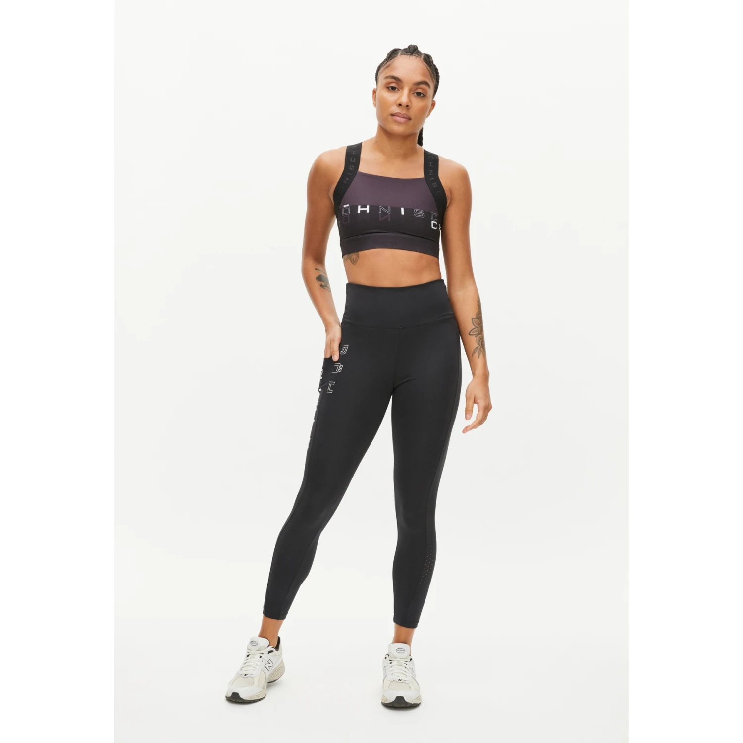 Röhnisch Tempo Logo Tights Women - Black 4 Röhnisch Tempo Logo Tights Women - Black - Image 4