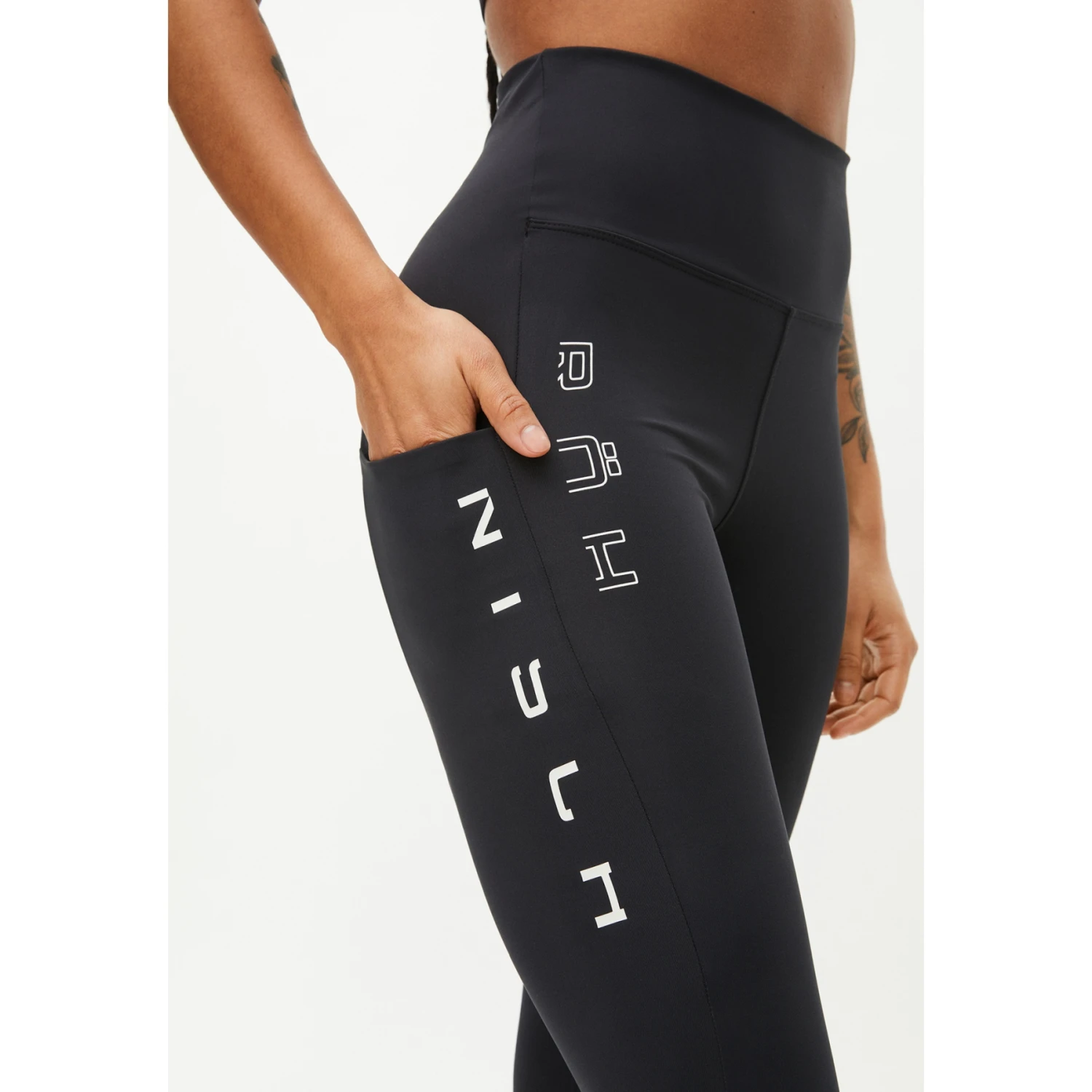 Röhnisch Tempo Logo Tights Women - Black 6 Röhnisch Tempo Logo Tights Women - Black - Image 6