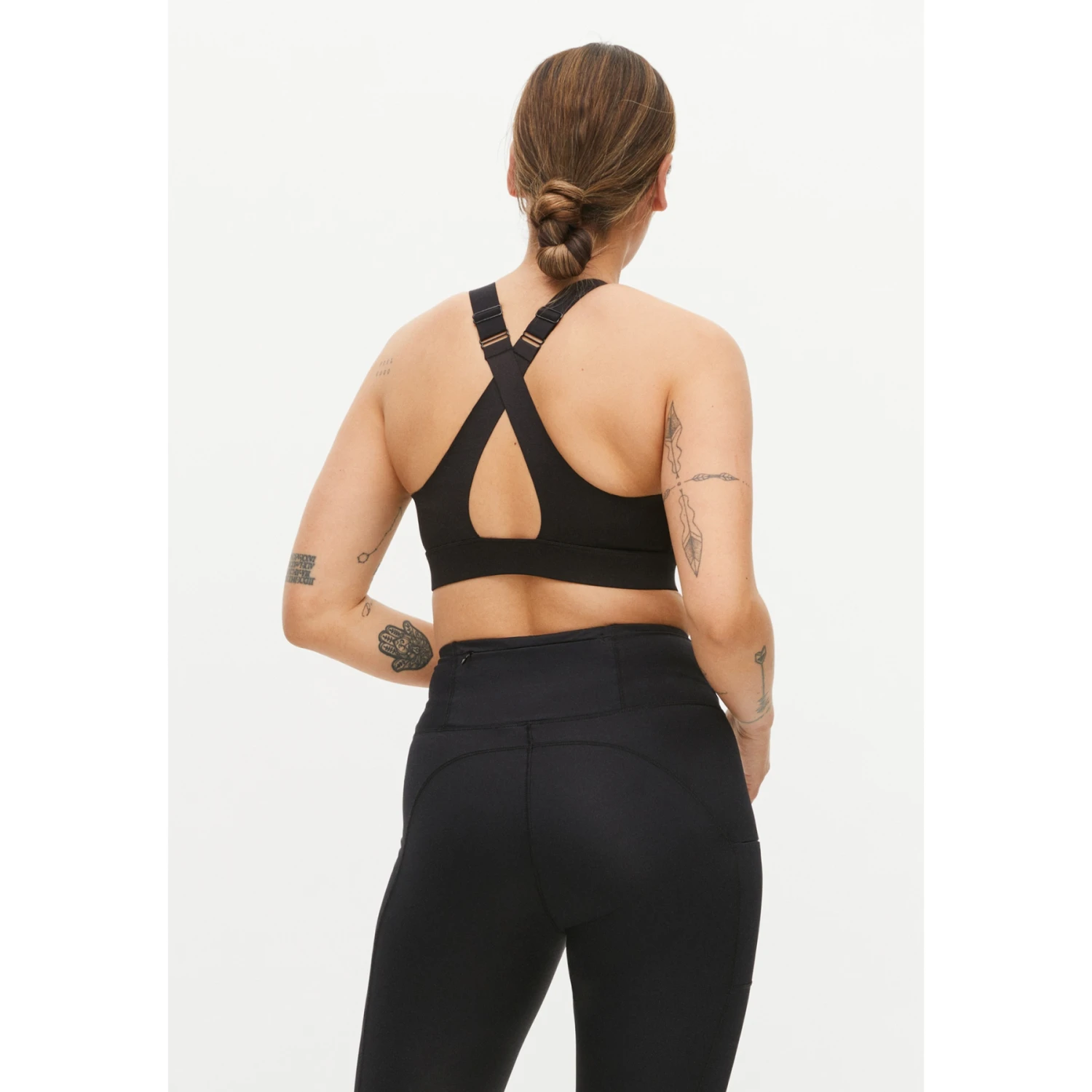Röhnisch Zip Up Sports Bra Women - Black 4 Röhnisch Zip Up Sports Bra Women - Black - Image 4