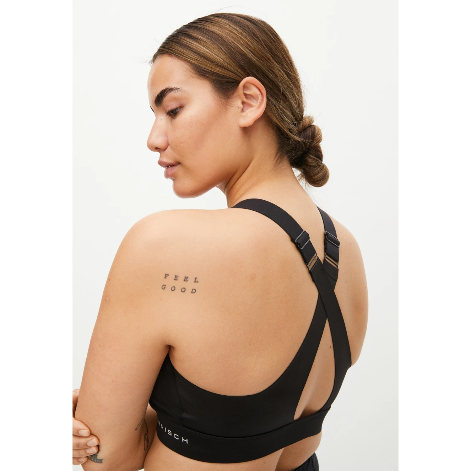 Röhnisch Zip Up Sports Bra Women - Black 5 Röhnisch Zip Up Sports Bra Women - Black - Image 5