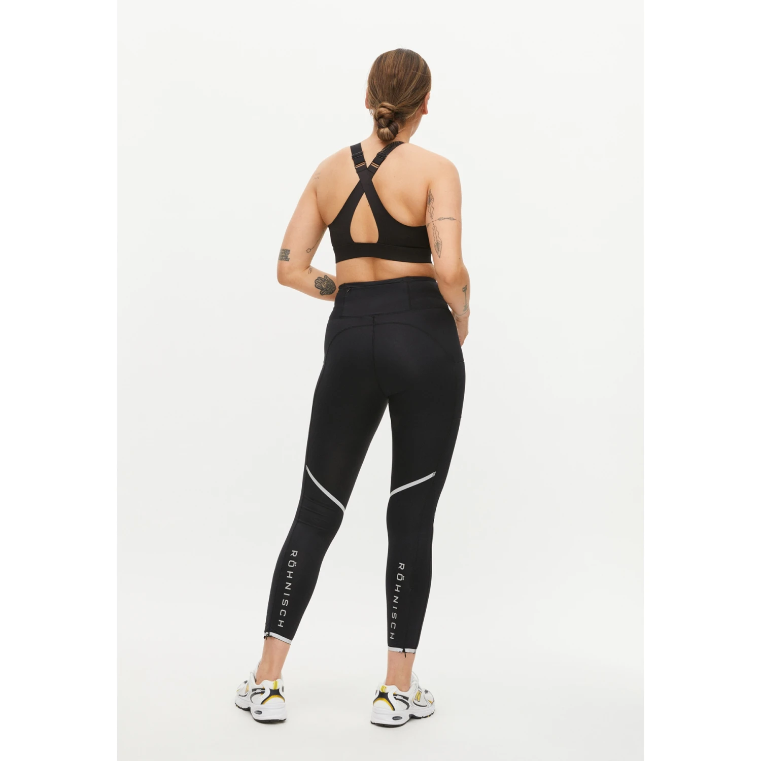 Röhnisch Zip Up Sports Bra Women - Black 7 Röhnisch Zip Up Sports Bra Women - Black - Image 7