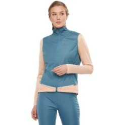 Salomon Light Shell Vest Women - Mallard Blue -RunGear Elite salomon light shell vest womens mallard blue 3 1072699