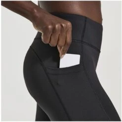 Saucony Fortify Crop Women's Tights - Black -RunGear Elite saucony fortify crop women black 3 1317403