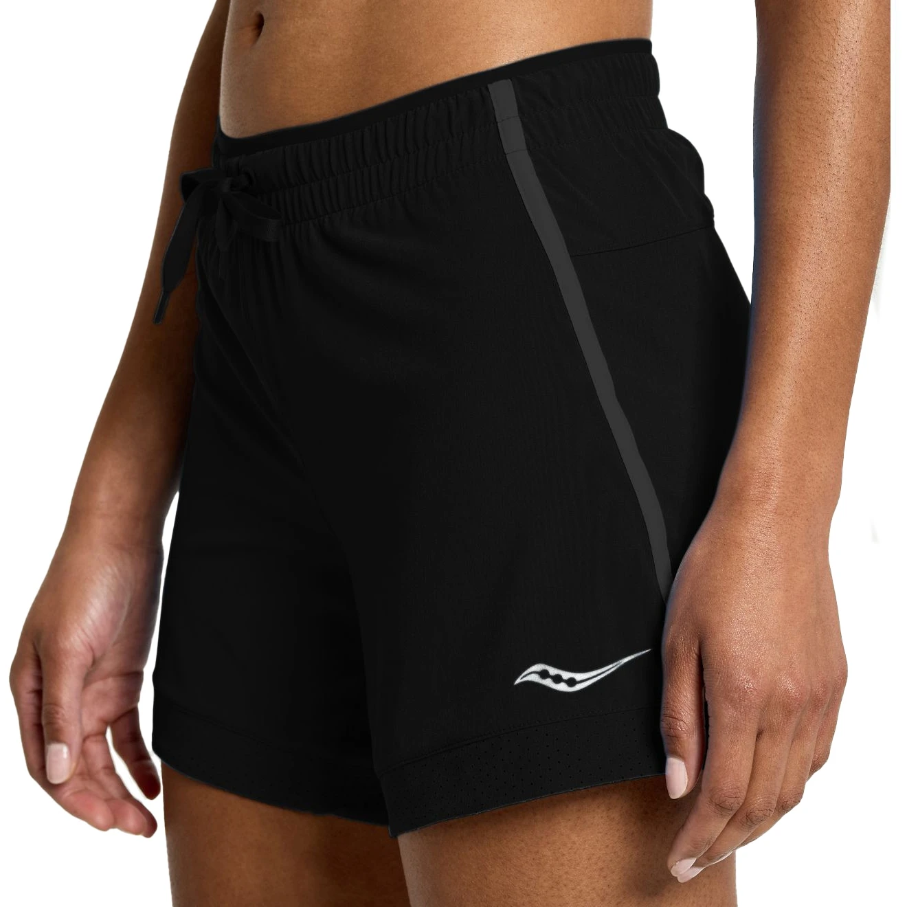 Saucony Outpace 5" Shorts Women - Black 1 Saucony Outpace 5" Shorts Women - Black