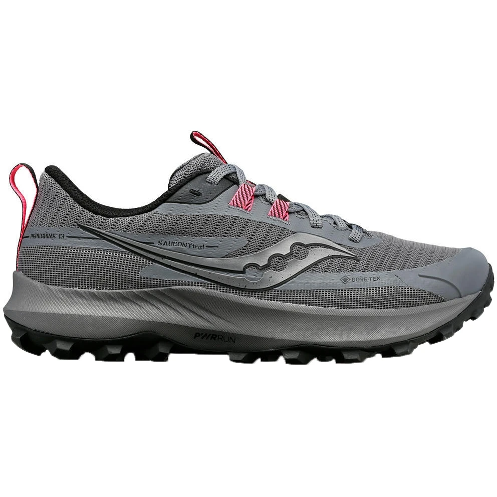 Saucony Peregrine 13 GTX Running Shoes Women - Gravel/black 1 Saucony Peregrine 13 GTX Running Shoes Women - Gravel/black