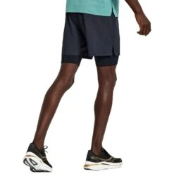 Saucony Pinnacle 5" 2-in-1 Shorts - Black 12 Saucony Pinnacle 5" 2-in-1 Shorts - Black -RunGear Elite saucony pinnacle 5 2 in 1 shorts black 5 1452380