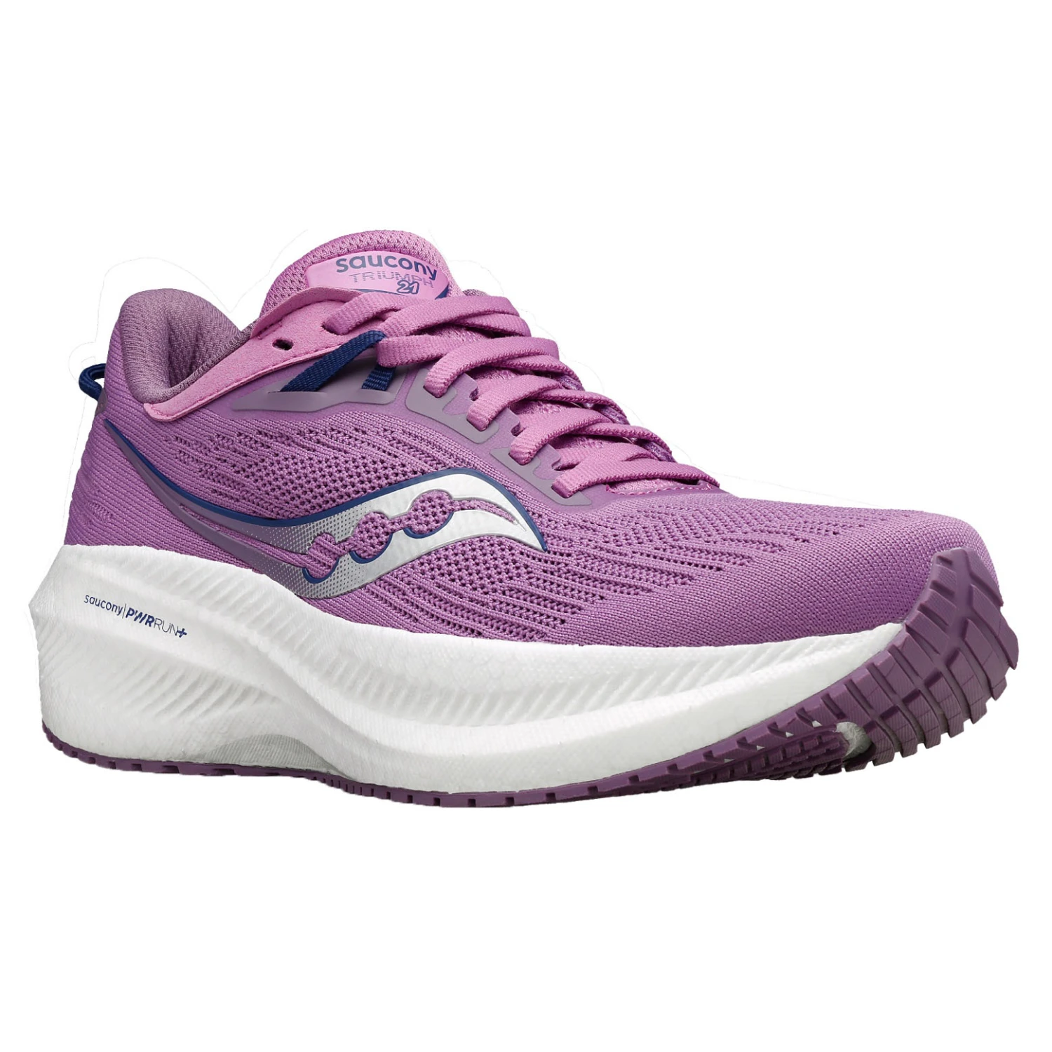 Saucony Triumph 21 Running Shoes Women - Grape/indigo 4 Saucony Triumph 21 Running Shoes Women - Grape/indigo - Image 4