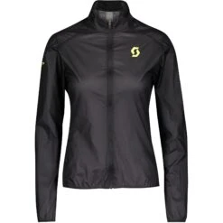 SCOTT RC Run Women's Windbreaker - Black/yellow