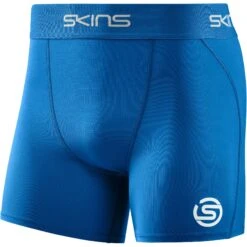 SKINS 1-Series Fitness Shorts - Bright Blue -RunGear Elite skins 1 series fitness shorts bright blue 1 1392516