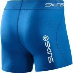 SKINS 1-Series Fitness Shorts - Bright Blue -RunGear Elite skins 1 series fitness shorts bright blue 2 1392517