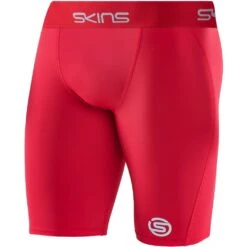 SKINS 1-Series Half Tights - Red -RunGear Elite skins 1 series half tights red 1 1393644