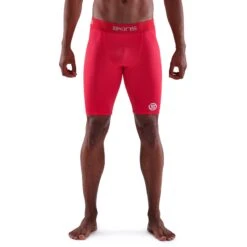 SKINS 1-Series Half Tights - Red