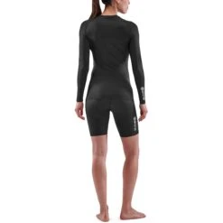 SKINS 1-Series Women's Long Sleeve Shirt - Black -RunGear Elite skins 1 series women long sleeve shirt black 6 1392560