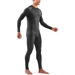 SKINS 2-Series Long Sleeve Top - Black -RunGear Elite skins 2 series long sleeve top black 2 1495254