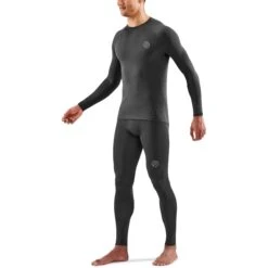 SKINS 2-Series Long Sleeve Top - Black -RunGear Elite skins 2 series long sleeve top black 3 1495255