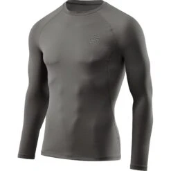 SKINS 2-Series Long Sleeve Top - Charcoal 9 SKINS 2-Series Long Sleeve Top - Charcoal -RunGear Elite skins 2 series long sleeve top charcoal 1 1392170