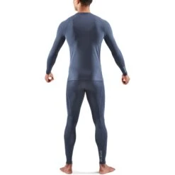 SKINS 2-Series Long Sleeve Top - Navy Blue -RunGear Elite skins 2 series long sleeve top navy blue 4 1495264
