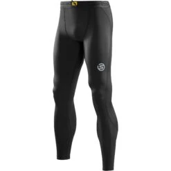 SKINS 3-Series T&R Long Tight - Black -RunGear Elite skins 3 series t r long tight black 1 1393548