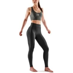 SKINS 3-Series Women's Soft Long Tight - Black 11 SKINS 3-Series Women's Soft Long Tight - Black -RunGear Elite skins 3 series women soft long tight black 4 1512147