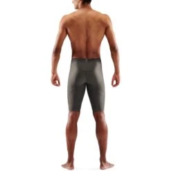 SKINS 5-Series Half Tights - Charcoal -RunGear Elite skins 5 series half tights charcoal 6 1390667