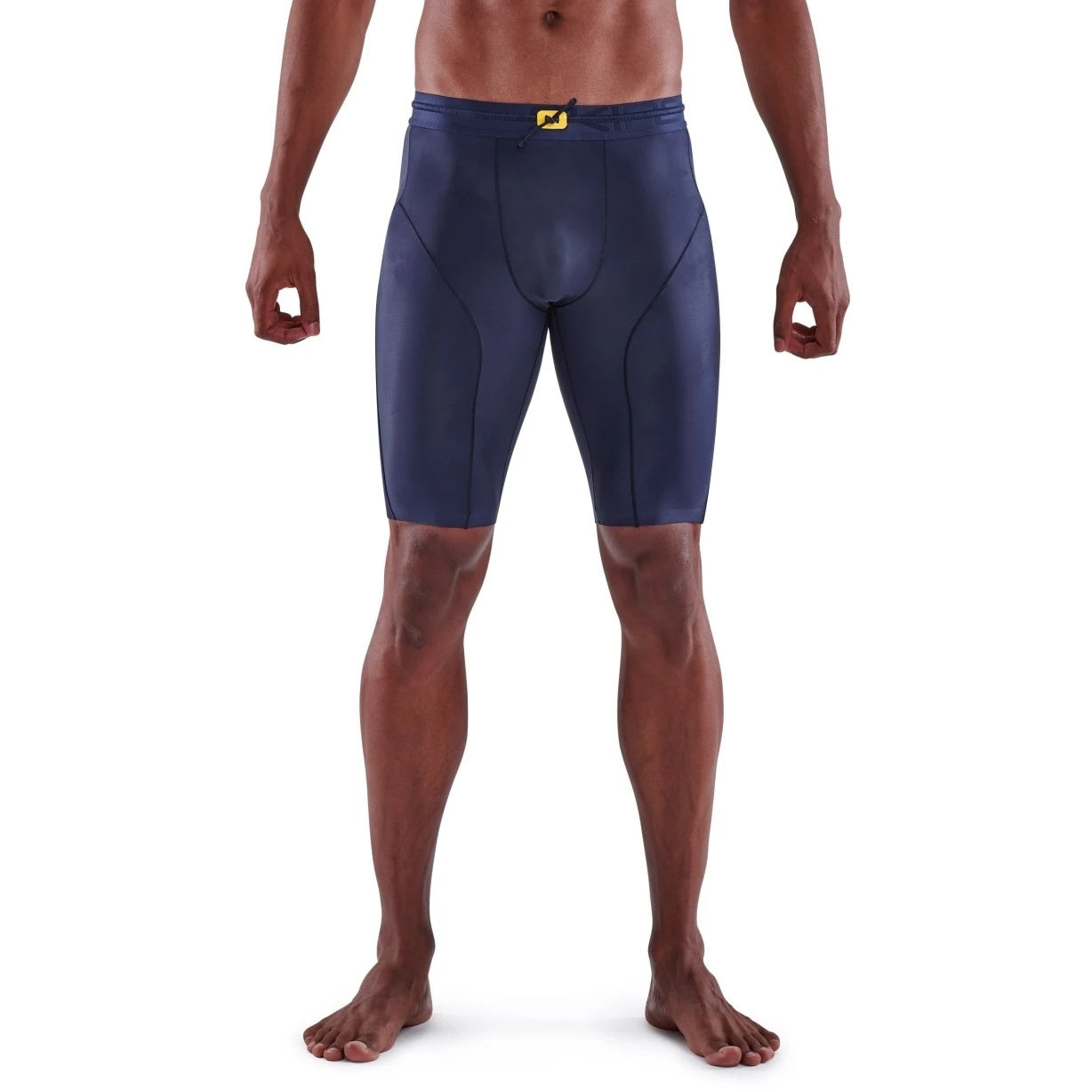 SKINS 5-Series Half Tights - Navy Blue 1 SKINS 5-Series Half Tights - Navy Blue