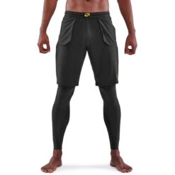 SKINS 5-Series Superpose Long Tights - Black