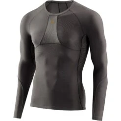 SKINS 5-Series Top Long Sleeve - Charcoal 9 SKINS 5-Series Top Long Sleeve - Charcoal -RunGear Elite skins 5 series top long sleeve charcoal 1 1390850