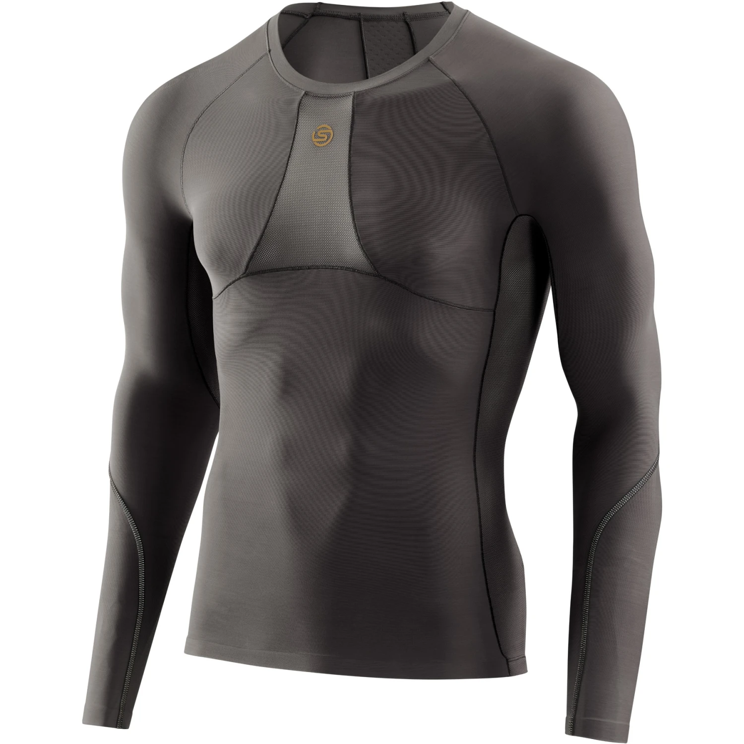 SKINS 5-Series Top Long Sleeve - Charcoal 3 SKINS 5-Series Top Long Sleeve - Charcoal - Image 3