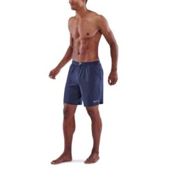 SKINS 3-Series 7" X-Fit Running Shorts - Navy Blue -RunGear Elite skins activewear men 3 series x fit shorts navy blue 2 892269