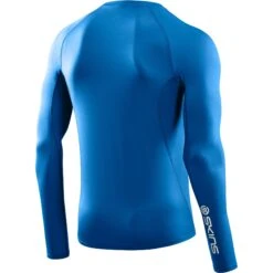 SKINS 1-Series Long Sleeve Top - Bright Blue -RunGear Elite skins compression 1 series long sleeve top bright blue 2 1130855