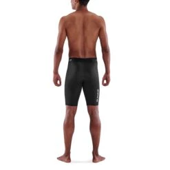 SKINS 1-Series Half Tights - Black 11 SKINS 1-Series Half Tights - Black -RunGear Elite skins compression 1 series men half tights black 4 892442