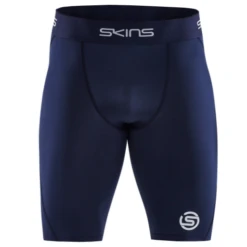 SKINS 1-Series Half Tights - Navy Blue -RunGear Elite skins compression 1 series men half tights navy blue 1 892444 909282