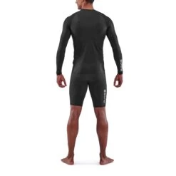SKINS 1-Series Long Sleeve Top - Black -RunGear Elite skins compression 1 series men long sleeve top black 5 892467