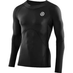 SKINS 3-Series 400 Long Sleeve Top - Black/Stars