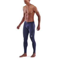SKINS 3-Series Long Tights - Navy Blue 13 SKINS 3-Series Long Tights - Navy Blue -RunGear Elite skins compression 3 series men long tights navy blue 3 893251