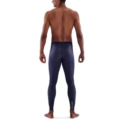 SKINS 3-Series Thermal Long Tights - Navy Blue -RunGear Elite skins compression 3 series men thermal long tights black 5 892790