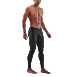 SKINS 3-Series T&R Long Tight - Black -RunGear Elite skins compression 3 series men tr long tights black 4 893309