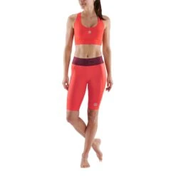 SKINS Compression 3-Series Half Tights Women - Spark -RunGear Elite skins compression 3 series women half tights spark 3 941743