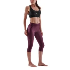SKINS Compression 3-Series Thermal 3/4 Tights Women - Burgundy 10 SKINS Compression 3-Series Thermal 3/4 Tights Women - Burgundy -RunGear Elite skins compression 3 series women thermal 3 4 tights burgundy 4 892947