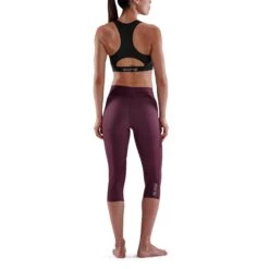 SKINS Compression 3-Series Thermal 3/4 Tights Women - Burgundy 11 SKINS Compression 3-Series Thermal 3/4 Tights Women - Burgundy -RunGear Elite skins compression 3 series women thermal 3 4 tights burgundy 5 892948
