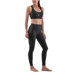 SKINS Compression 3-Series Women's Thermal Long Tights - Black 10 SKINS Compression 3-Series Women's Thermal Long Tights - Black -RunGear Elite skins compression 3 series women thermal long tights black 4 894331