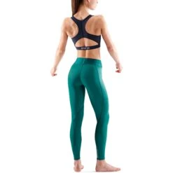 SKINS Compression 3-Series Women's Thermal Long Tights - Lt Teal -RunGear Elite skins compression 3 series women thermal long tights lt teal 7 1232156