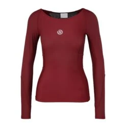 SKINS Compression 3-Series Longsleeve Shirt Women - Burgundy