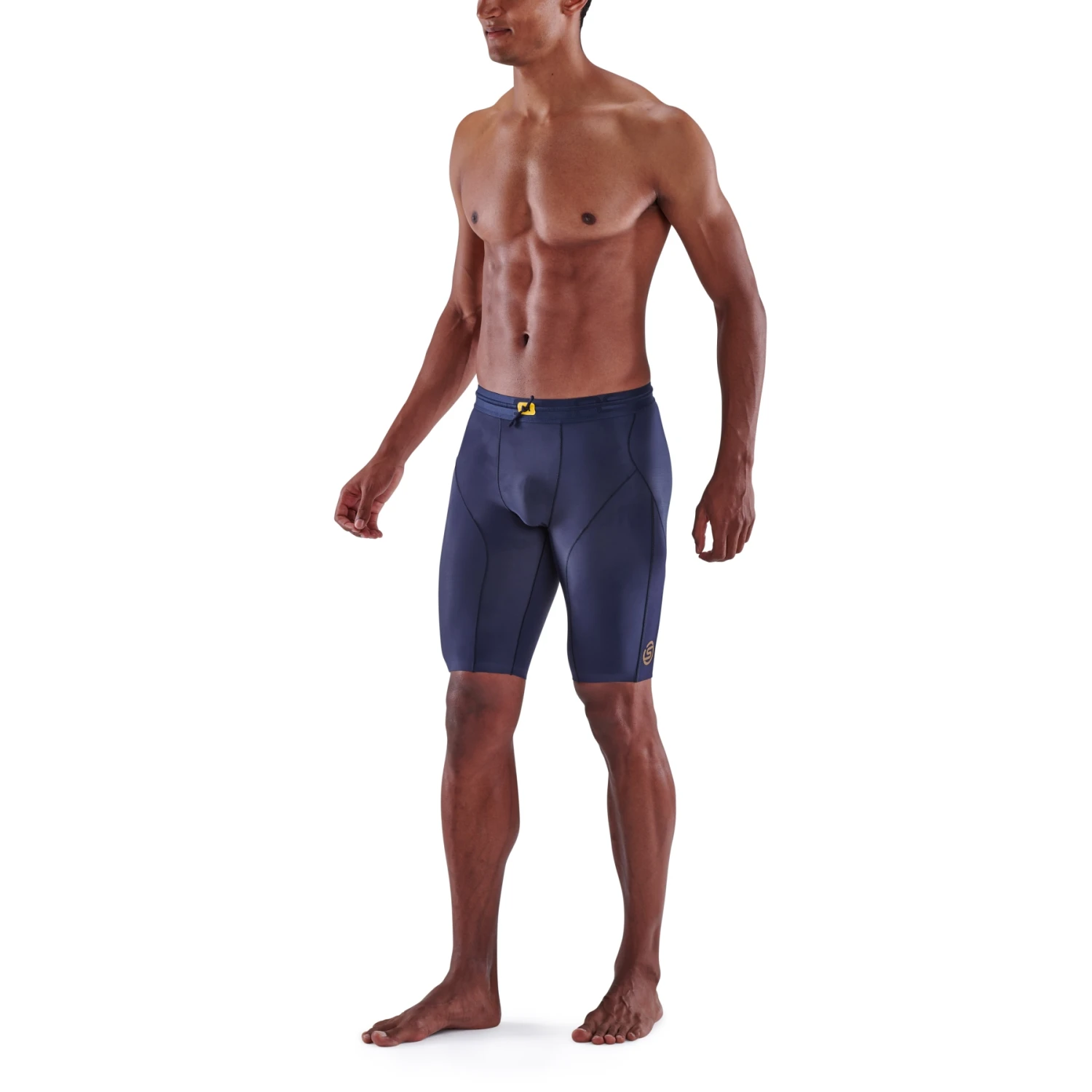 SKINS 5-Series Half Tights - Navy Blue 6 SKINS 5-Series Half Tights - Navy Blue - Image 6