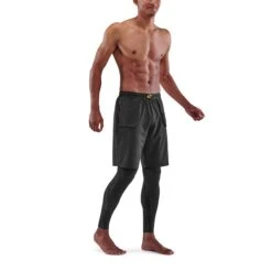 SKINS 5-Series Superpose Long Tights - Black 12 SKINS 5-Series Superpose Long Tights - Black -RunGear Elite skins compression 5 series men superpose long tights black 4 893978