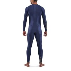 SKINS 5-Series Top Long Sleeve - Navy Blue -RunGear Elite skins compression 5 series men top long sleeve navy blue 6 893707