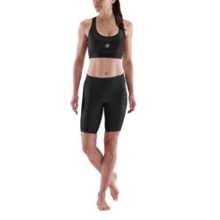 SKINS 5-Series Women's Half Tights - Black 8 SKINS 5-Series Women's Half Tights - Black -RunGear Elite skins compression 5 series women half tights black 2 893984