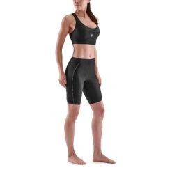 SKINS 5-Series Women's Half Tights - Black 10 SKINS 5-Series Women's Half Tights - Black -RunGear Elite skins compression 5 series women half tights black 4 893981