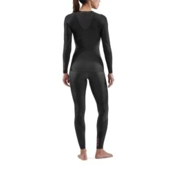 SKINS 5-Series Women's Long Sleeve Top - Black 13 SKINS 5-Series Women's Long Sleeve Top - Black -RunGear Elite skins compression 5 series women top long sleeve black 6 894136